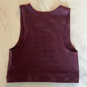 Lululemon Burgundy Sports Bra/Top